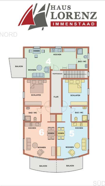 Haus Lorenz, Ferienwohnungen Именстад ам Бодензе Екстериор снимка